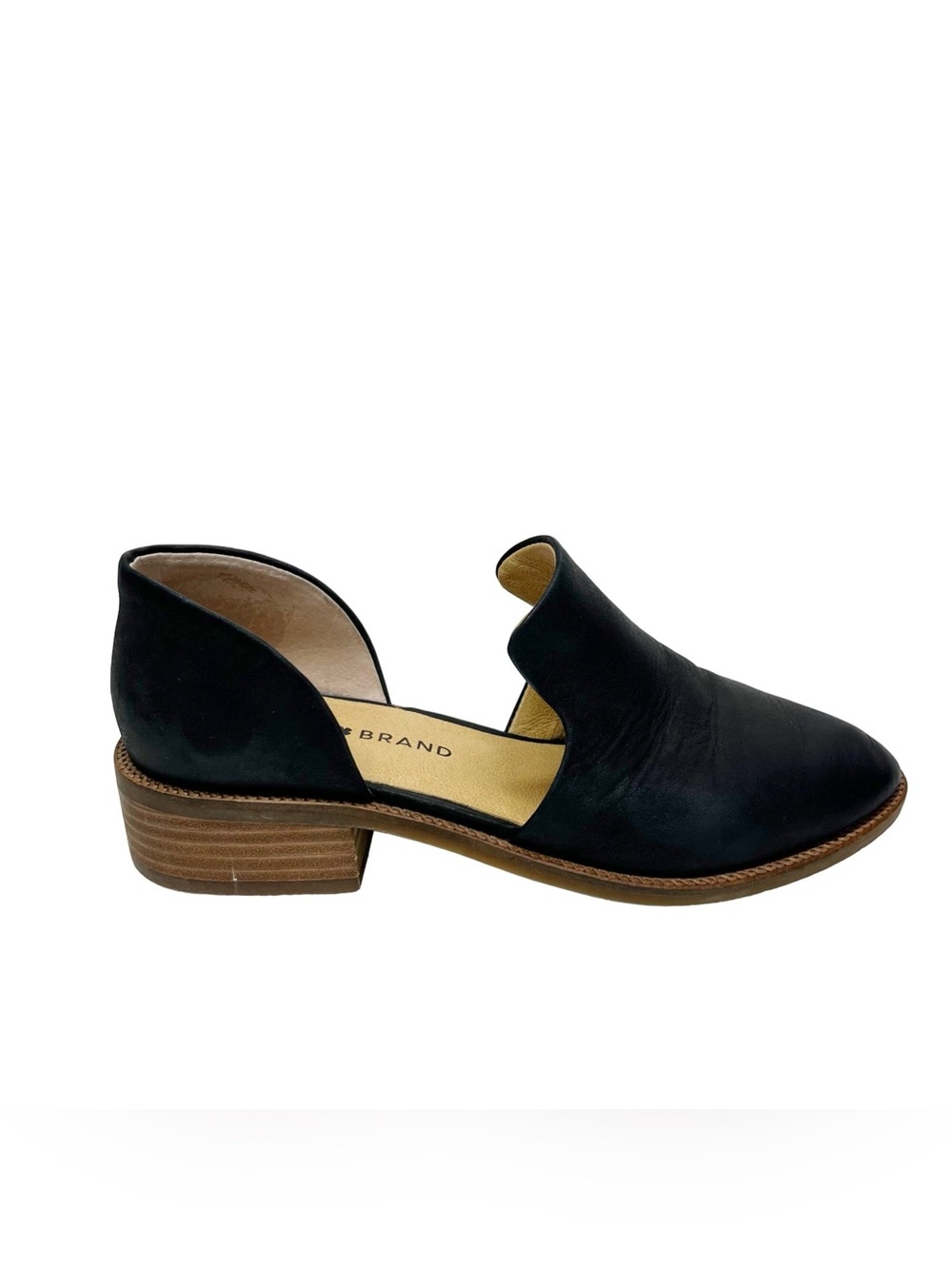 Lucky Brand Women's Gennifa Black Leather Loafers - size 8